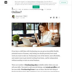 How to Find Freelancing Work Online?
