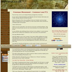 Freeman Movement - Common Law PT1