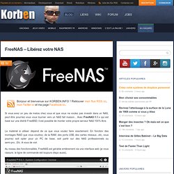 FreeNAS – Libérez votre NAS