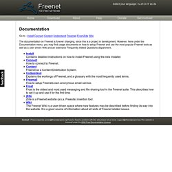 The Freenet Project - /documentation
