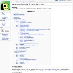 New Freeplane File Format (Proposal)