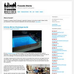 Freeside Atlanta: Infinity Mirror Prototype build