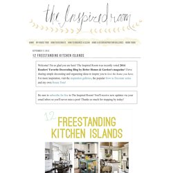 12 Freestanding Kitchen Islands