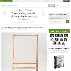 10 Easy Pieces: Freestanding Wooden Clothing Racks: Remodelista