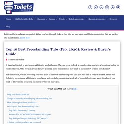 Top 10 Best Freestanding Tubs (2020): Review & Buyers Guide
