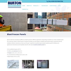 Best Blast Freezers and Panels Suppliers Across Melbourne