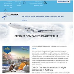 Freight Companies in Australia - Air Mark