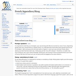 French/Appendices/Slang