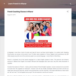 French Coaching Classes in Kharar