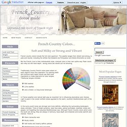 French Country Colors