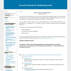 French Journal for Media Research