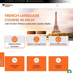 Join French Language Course in Delhi