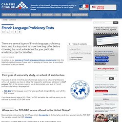 French Language Proficiency Tests > USA