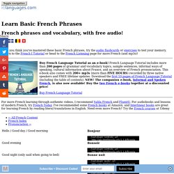 Learn Basic French Phrases (with pronunciation) - ielanguages.com