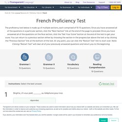 French Proficiency Test