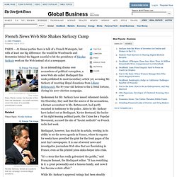 French News Web Site Shakes Up Sarkozy Camp