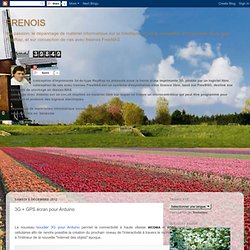 3G + GPS écran pour Arduino