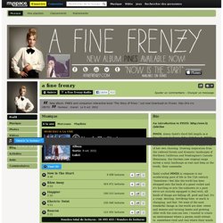 a fine frenzy sur MySpace Music - Ecoute gratuite de MP3, Photos