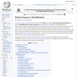 Radio-frequency identification