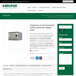 Frequency to V/I Converter (SM 9)