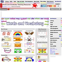 KS1 & KS2 Literacy Keywords, High Frequency Words & Sight Words Teaching Resources