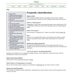 Frequently Asked Questions about Tog