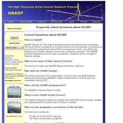 haarp.alaska.edu FAQ