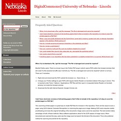 DigitalCommons@University of Nebraska - Lincoln