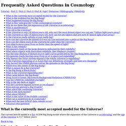 Frequently Asked Questions in Cosmology