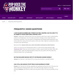 Frequently Asked Questions – Pop Goes the Monkey