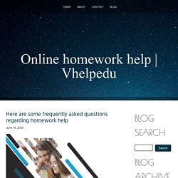 Here are some frequently asked questions regarding homework help