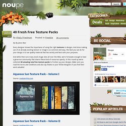 40 Fresh Free Texture Packs - Noupe Design Blog