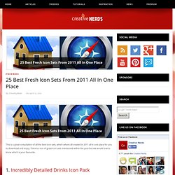 25 Best Fresh Icon Sets From 2011 All In One Place