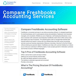 Compare Freshbooks Accounting Services