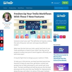 Freshen Up Your Trello Workflows With These 7 New Features