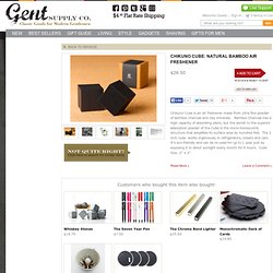 Chikuno Cube: Natural Bamboo Air Freshener available at GentSupplyCo.com
