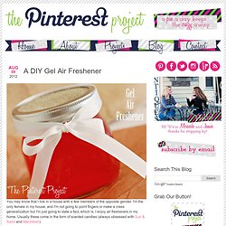 The Pinterest Project: A DIY Gel Air Freshener