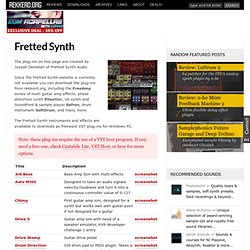 Fretted Synth Audio, freeware VST effect and instrument plug-ins at rekkerd.org