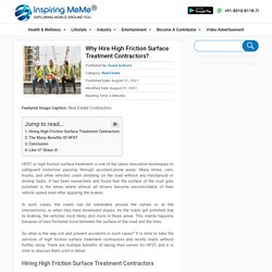 High friction surface treatment - Colourcoat
