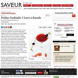 Friday Cocktails: I Love a Parade