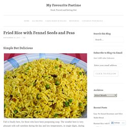 Fried Rice with Fennel Seeds and Peas