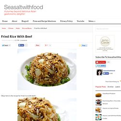 Fried Rice With Beef