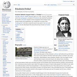 Friedrich Fröbel