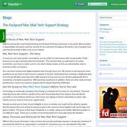 FrienditePlus - Blog View - The Foolproof Mac Mail Tech Support Strategy