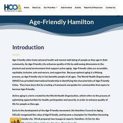 Age-Friendly Hamilton - Hamilton Council on Aging