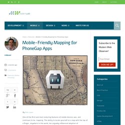 Mobile-Friendly Mapping for PhoneGap Apps - Modern Web