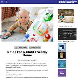 5 Tips For A Child Friendly Home