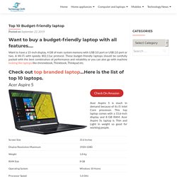Best branded pocket friendly laptop-Technologydrift