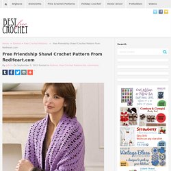 Free Friendship Shawl Crochet Pattern from RedHeart.com