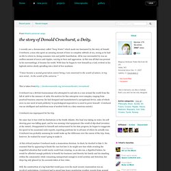 friheit: the story of Donald Crowhurst a Deity